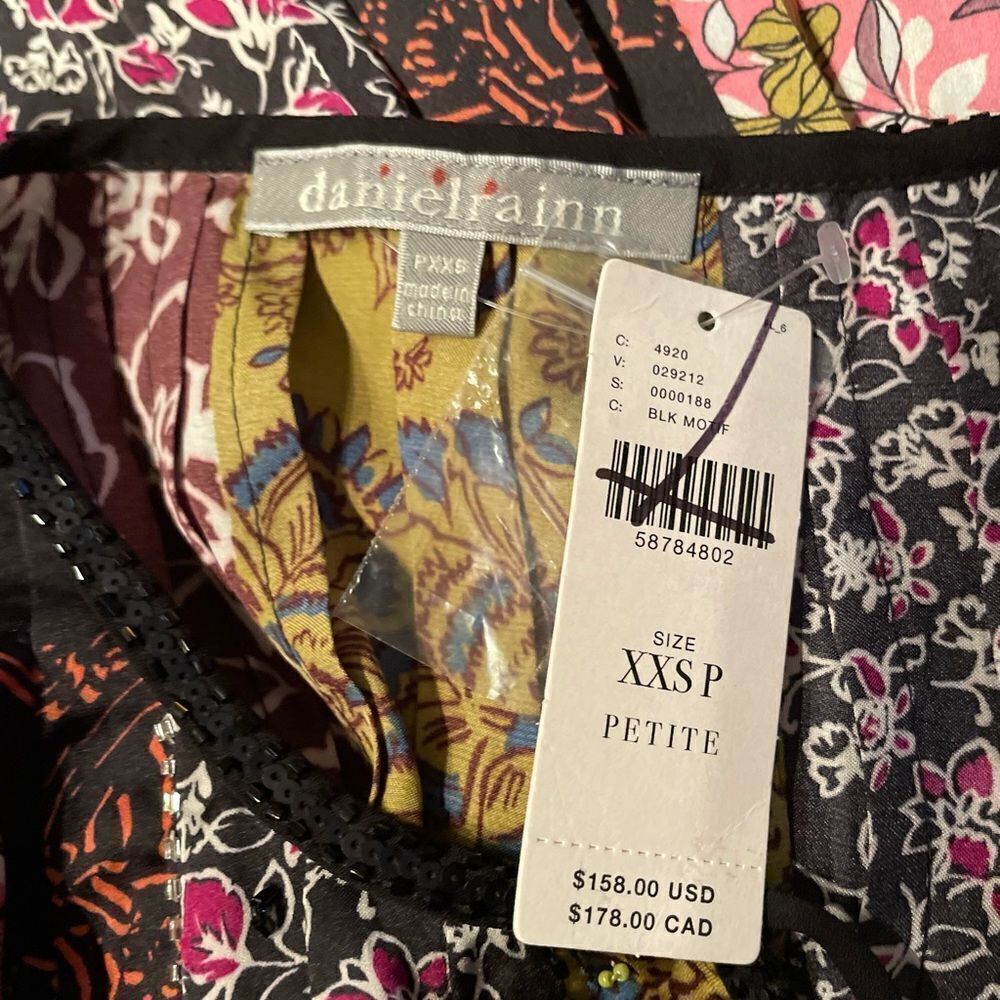 NWT Anthropologie Daniel Rainn Corinne Corinne Blouse size XXS Petite - Picture 7 of 12